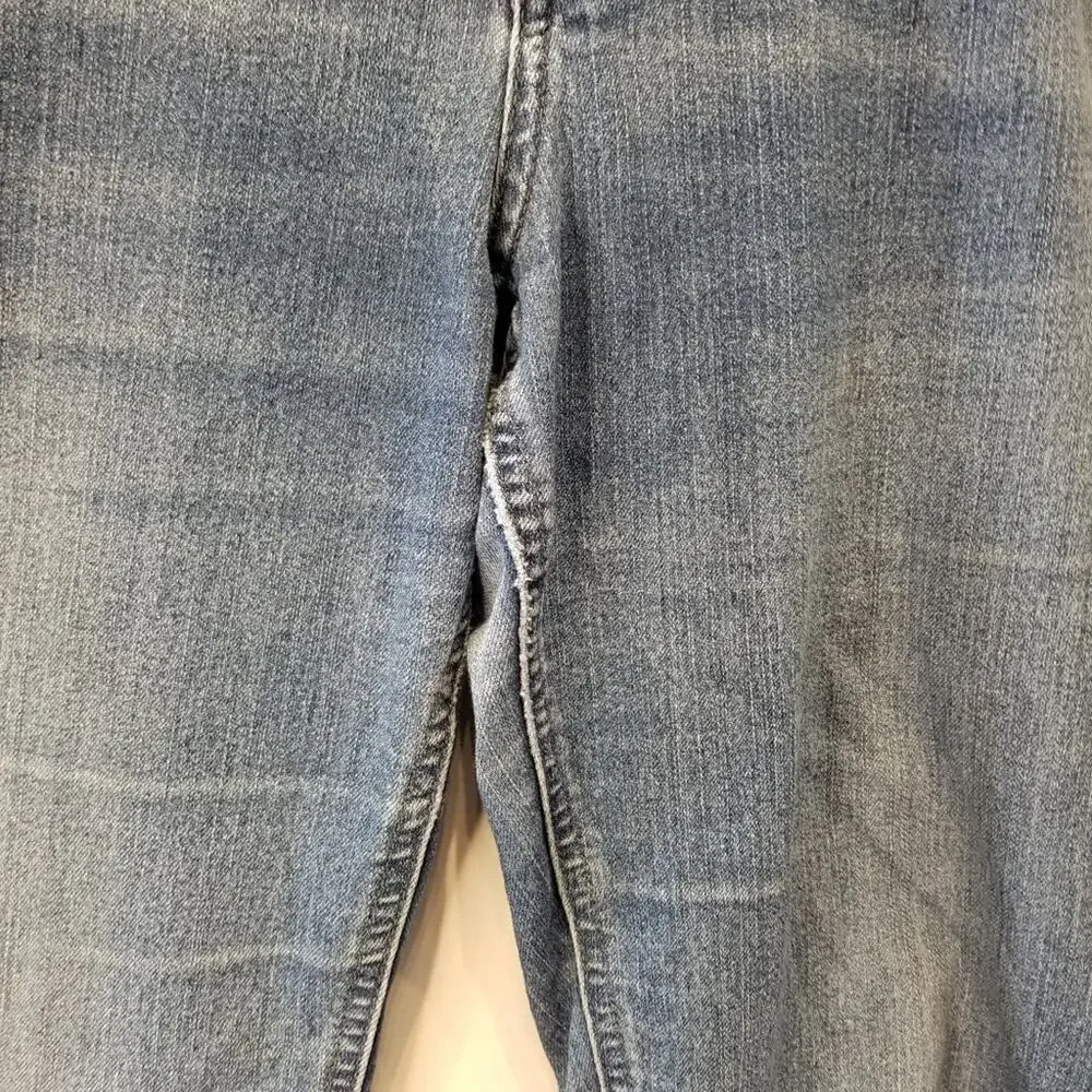 Riders by Lee Mid Rise Capri Shirts‎ Denim Jean Bermuda Long Shorts Size 14